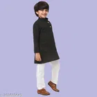 Cotton Blend Kurta with Pyjama for Boys 