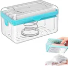 Plastic 2 in 1 Soap Roller Dispenser (Blue)