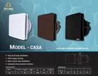 Hewa Casa 6 inch Ventilation Fan with Back Shutter 150 mm Exhaust Fan 