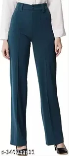 Cotton Blend Trouser for Women 