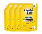Comfy Soft Liquid Detergent (Pouch) 4X1 L (Pack of 4)