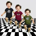 Cotton Blend Printed Clothing Set for Boys, Multicolour, Pack Of 3 