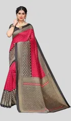 Art Silk Printed Saree for Women 