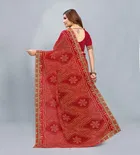Georgette Printed Saree for Women 