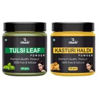 Natural Tulsi & Kasturi Haldi Powder for Skin & Hair 