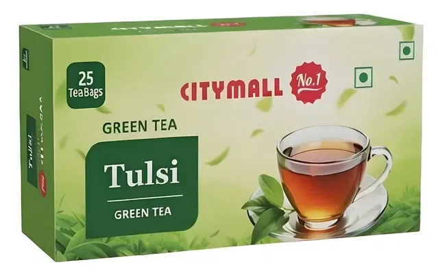 सिटीमॉल नं.1 ग्रीन टी तुलसी (25 Pcs)