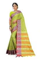 Cotton Embellished Saree for Women 