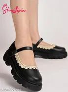 Solid Flatform Ballerinas for Women 