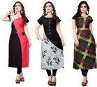 AK Fashion Mall Women Crepe Kurti 