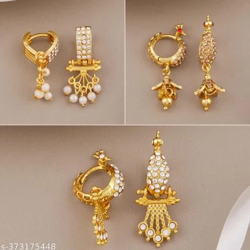 Stylish Earring/Bali Combo For Women'S/Girls