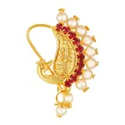 Gold Plated Designer Nosepin for Women 