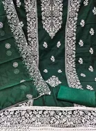 Embroidered Ethnic Motif Patiala Suits for Women 