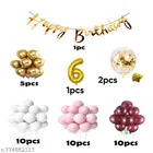 49 Pcs 6th Birthday Decoration kit, Multicolour, Set of 1