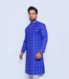 Cotton Printed Full Sleeves Kurta for Men 