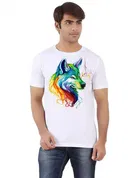 Printed Half Sleeves Round Neck T-Shirts for Men 