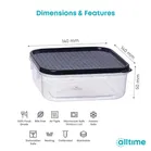 ALL TIME 2 Pcs Polka Container 