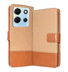 Artificial Leather Mobile Flip Cover for Infinix X6711 / Note 30 5G 