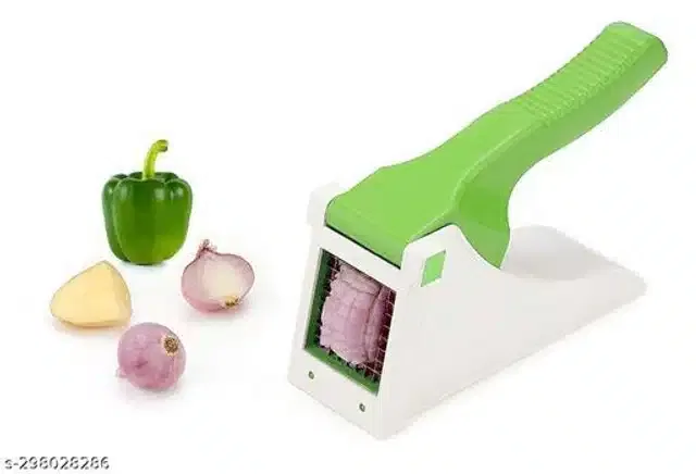 Plastic Potato & Vegetable Chipser (Green)