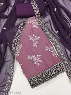 Embroidered Anarkali Suit for Women 