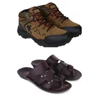 Combo of Casual Shoes with Sliders for Men 