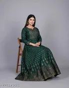 Viscose Rayon Kurti for Women, Green 