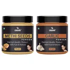 Natural Methi Seeds & Garlic Powder for Skin & Hair (Pack of 2, 100 g)
