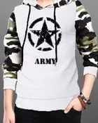 Cotton Blend Round Neck Hoodie for Boys 