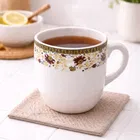 Ceramic Tea & Coffee Cup, White, Pack of 6 