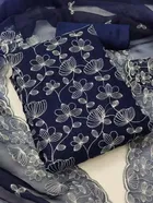 Organza Unstitched Dress Material for Women 