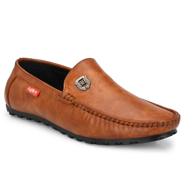 Loafers for Men (Tan, 10)