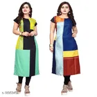 Crepe Printed Kurti for Women 