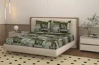 YS COTTON FEEL DOUBLE BEDSHEET LEAF 88x88INCH GREEN
