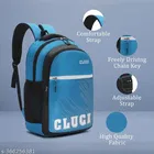 Polyester Backpack Bag, Blue