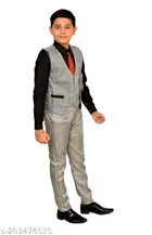 3 Pcs Coat Pant Set for Boys 