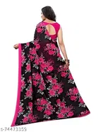 Georgette Abstract Saree for Women 