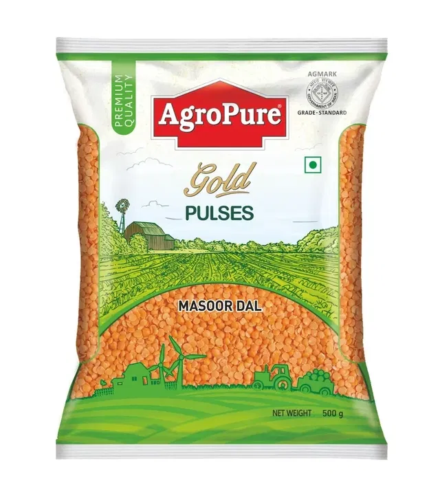 एग्रोप्योर मसूर दाल 500 g