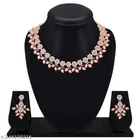 Alloy Necklace with Earrings for Women 