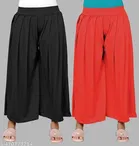Palazzos for Women, Pack of 2 
