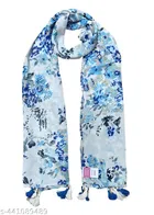 Poly Chiffon Printed Scarves for Women 