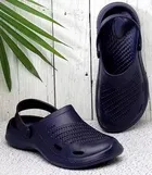 Clogs for Men, Navy Blue 