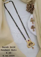 Alloy Mangalsutra with Earrings for Women (Gold, Set of 1)