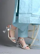 Shoetopia Heel Sandals Silver 