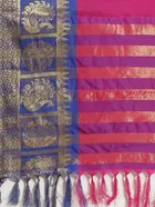 SVB वाइन एम्बेलीस्ड साड़ी 