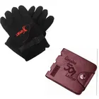 Fleece Winter Gloves with Wallet for Men 