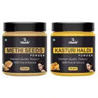 Natural Methi Seeds & Kasturi Haldi Powder for Skin & Hair 