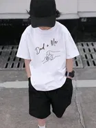 Round Neck Printed T-Shirt for Boys (White, 6-7 Years)
