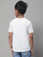 Round Neck Janmasthami Printed T-Shirt for Boys & Girls 
