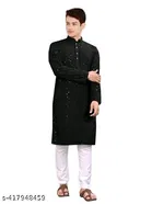 Embroidered Kurta Set for Men 