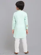 Cotton Blend Kurta with Pyjama for Boys 