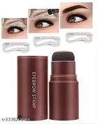 Eyebrow Stamp and Eyebrow Stencil Kit - Eyebrow Stamp and Shaping Kit for Perfect Brow, 3 Eyebrow Stamp Stencils Kit ,Long-lasting, Waterproof 